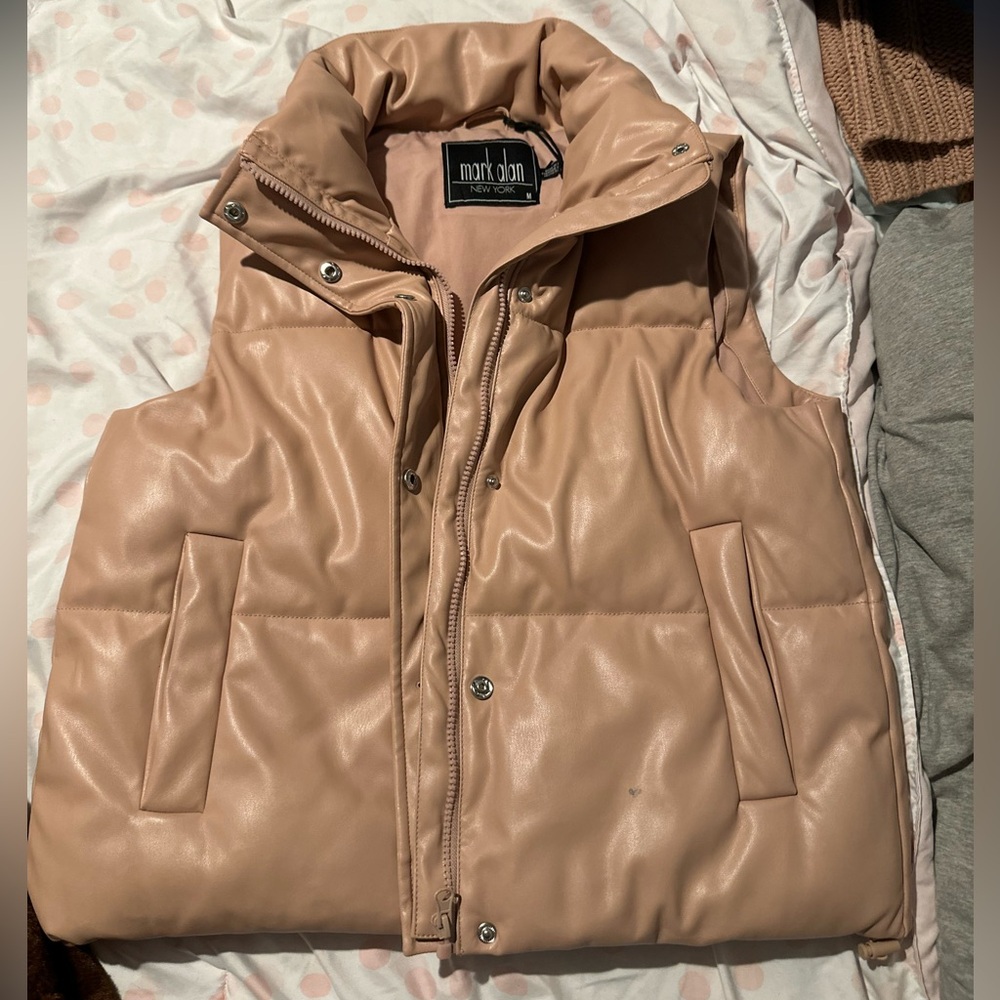 Mark Alan Tan Puffer Vest